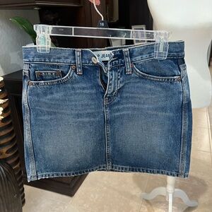GAP Blue Denim Mini Skirt